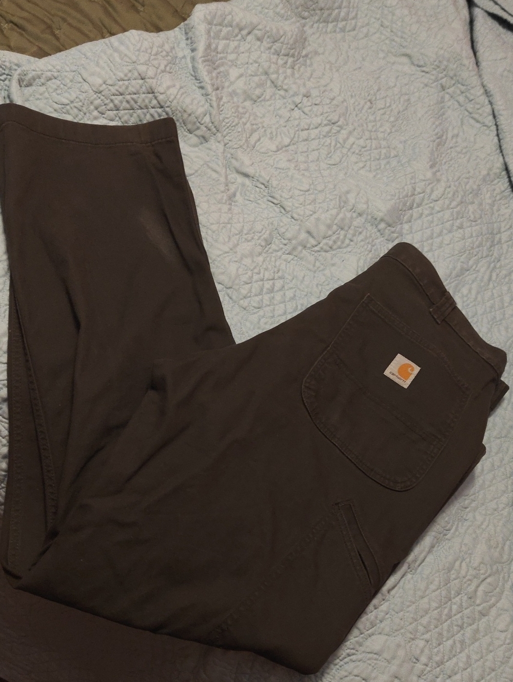 Carhartt Men's Dark Gray Cargo Work Pants